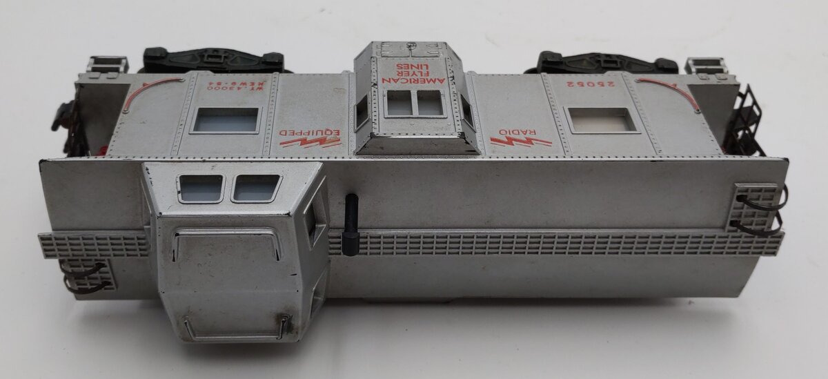 American Flyer 25052 S Gauge Vintage Operating Action Bay Window Caboose VG