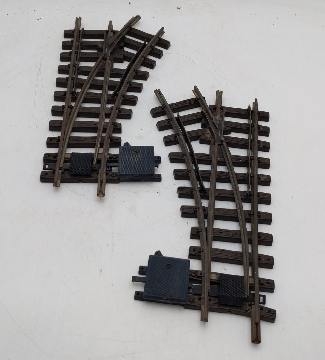 LGB G Scale Right Hand/ Left Hand Manual Switch/Turnouts [2] VG
