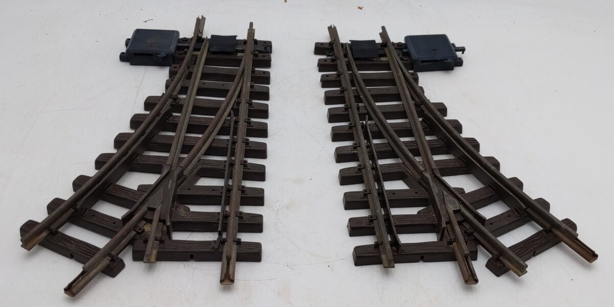 LGB G Scale Right Hand/ Left Hand Manual Switch/Turnouts [2] VG