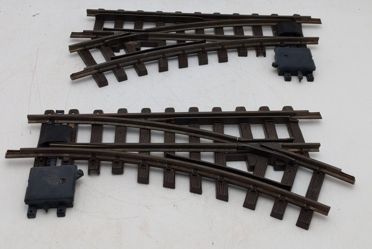 LGB G Scale Right Hand/ Left Hand Manual Switch/Turnouts [2] VG
