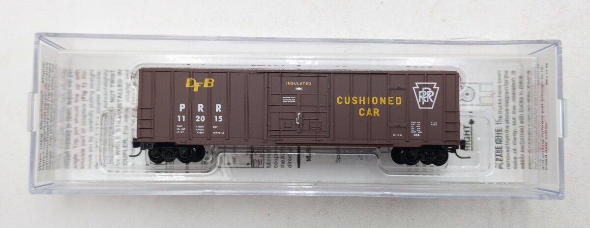 Micro-Trains 51100010 Z Scale PRR 50' Rib Side Boxcar #112015 LN/Box