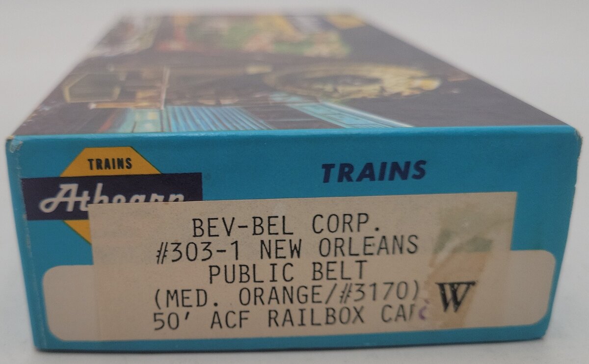 Athearn HO Scale New Orleans 50' ACF Railbox Boxcar #3170 EX/Box