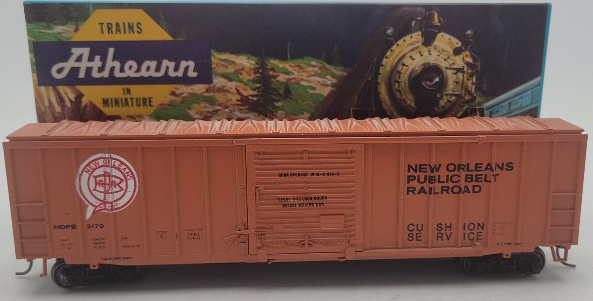 Athearn HO Scale New Orleans 50' ACF Railbox Boxcar #3170 EX/Box