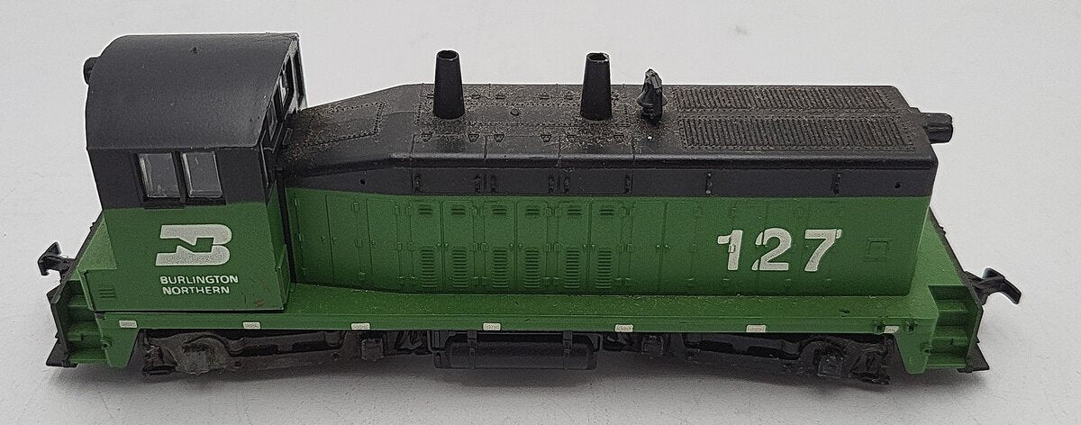 Athearn 4002 HO Burlington Northern SW1500 Diesel Switcher #127 VG