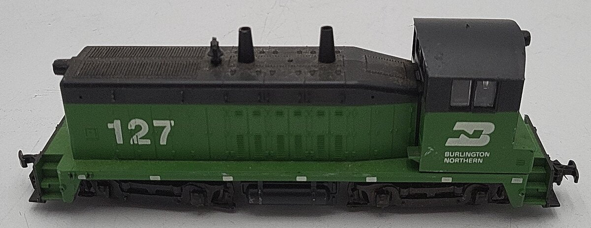 Athearn 4002 HO Burlington Northern SW1500 Diesel Switcher #127 VG
