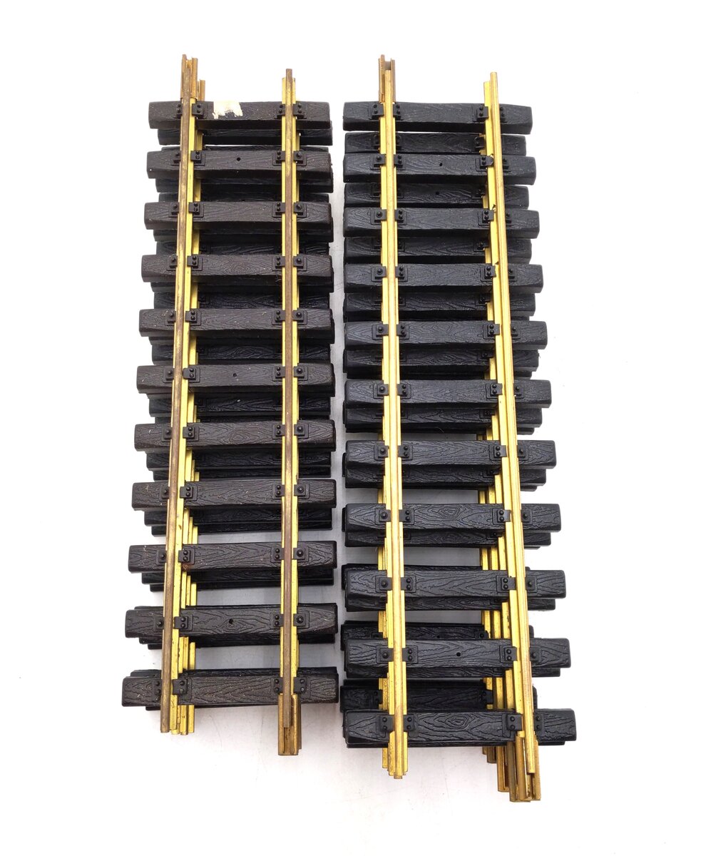 Aristo-Craft 11000 Euro Style Brass 12" Straight Track (9) EX