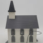 MTH 30-9057 Country Church #5 - White with Black & Gray Trim EX/Box