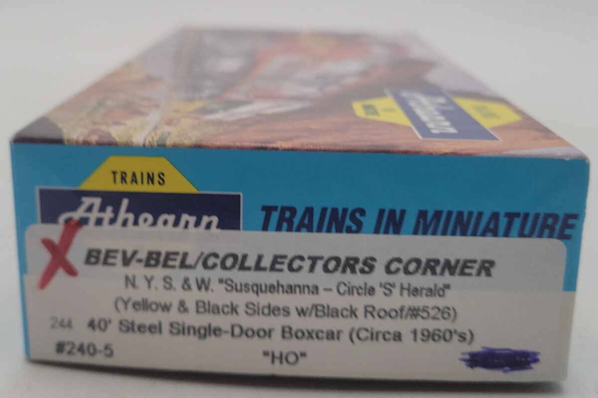 Athearn 240-5 HO Scale 40' Steel single Door Boxcar #4728 EX/Box