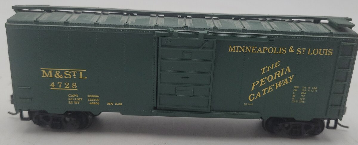 Athearn 240-5 HO Scale 40' Steel single Door Boxcar #4728 EX/Box