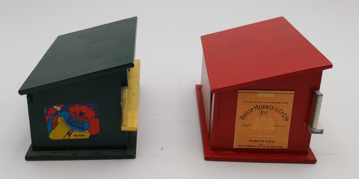American Flyer Vintage Wooden Building Set [2] EX