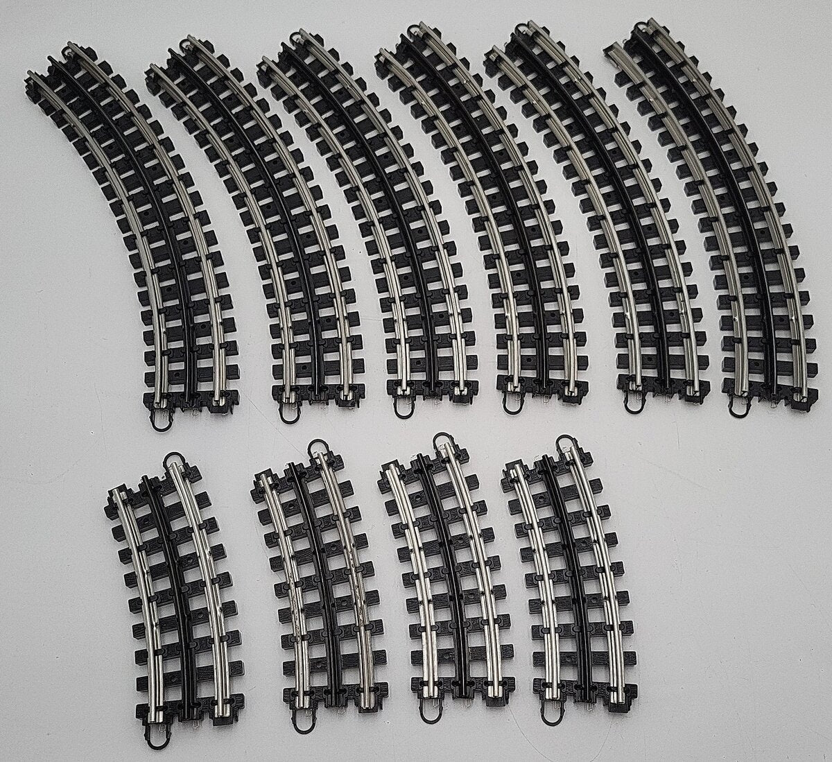 K-Line O Gauge K-0706 SuperSnap O-31 Curved Track Sections [10] EX