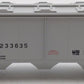 MTH 33-7507 O Gauge Norfolk Southern 3-Bay Covered Hopper Car #233635 LN/Box