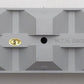 MTH 33-7507 O Gauge Norfolk Southern 3-Bay Covered Hopper Car #233635 LN/Box