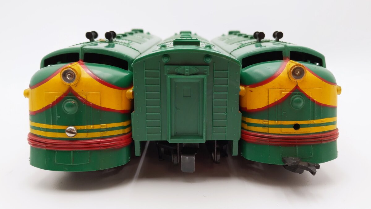 Marx 901 Vintage O Western Pacific F3 ABA Diesel Set VG
