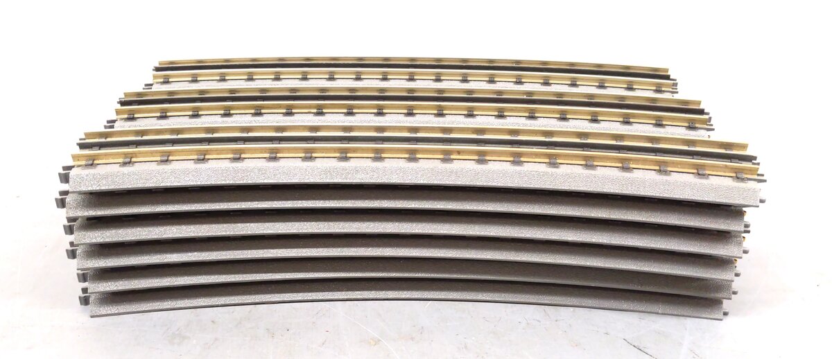 MTH 40-1082 RealTrax O82 Curved Track Sections (18) EX
