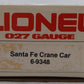 Lionel 6-9348 O Gauge Santa Fe Crane Car EX/Box