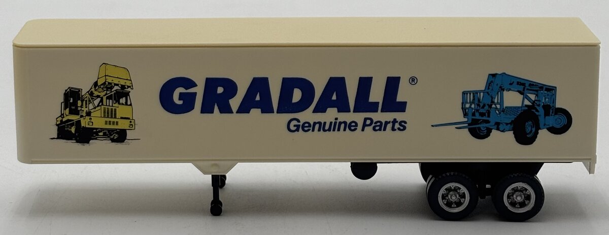 Herpa 6074 HO Gradall Genuine Parts Mack Tractor Trailer EX
