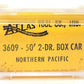 Atlas 3609 N Northern Pacific 50' Double Door Boxcar #39650 LN/Box