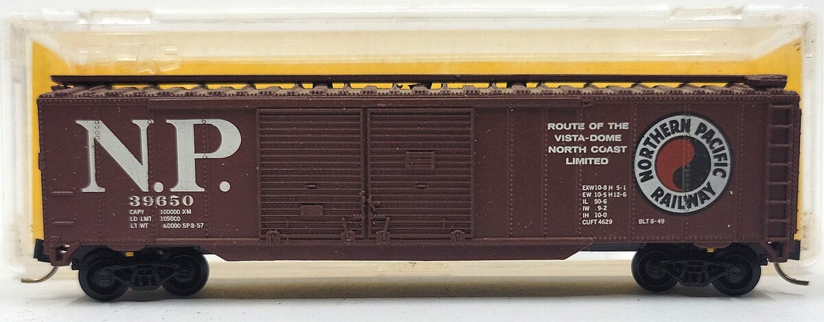 Atlas 3609 N Northern Pacific 50' Double Door Boxcar #39650 LN/Box
