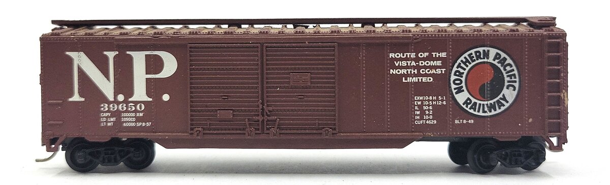Atlas 3609 N Northern Pacific 50' Double Door Boxcar #39650 LN/Box
