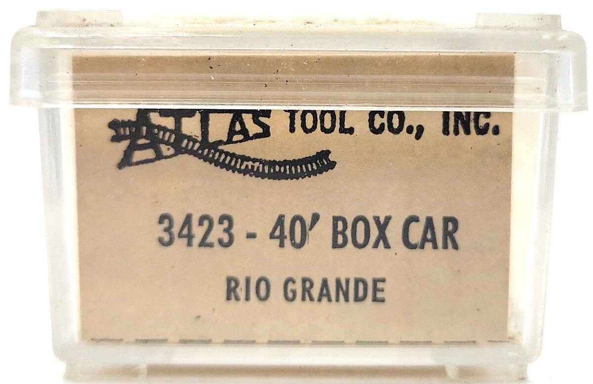 Atlas 3423 N Scale D&RGW 40' Boxcar #67534 EX/Box