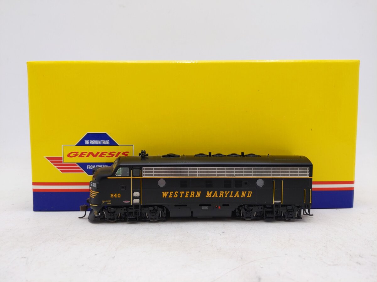 Athearn G1019 HO Scale Western Maryland F-7A Phase 2 EX/Box