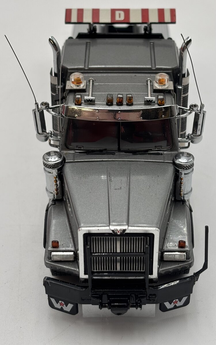 WSI 04-1041 1:50 Scale Diecast Western Star Cab With Ballast Box In Grey EX/Box