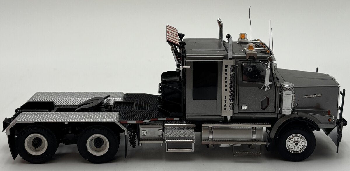 WSI 04-1041 1:50 Scale Diecast Western Star Cab With Ballast Box In Grey EX/Box