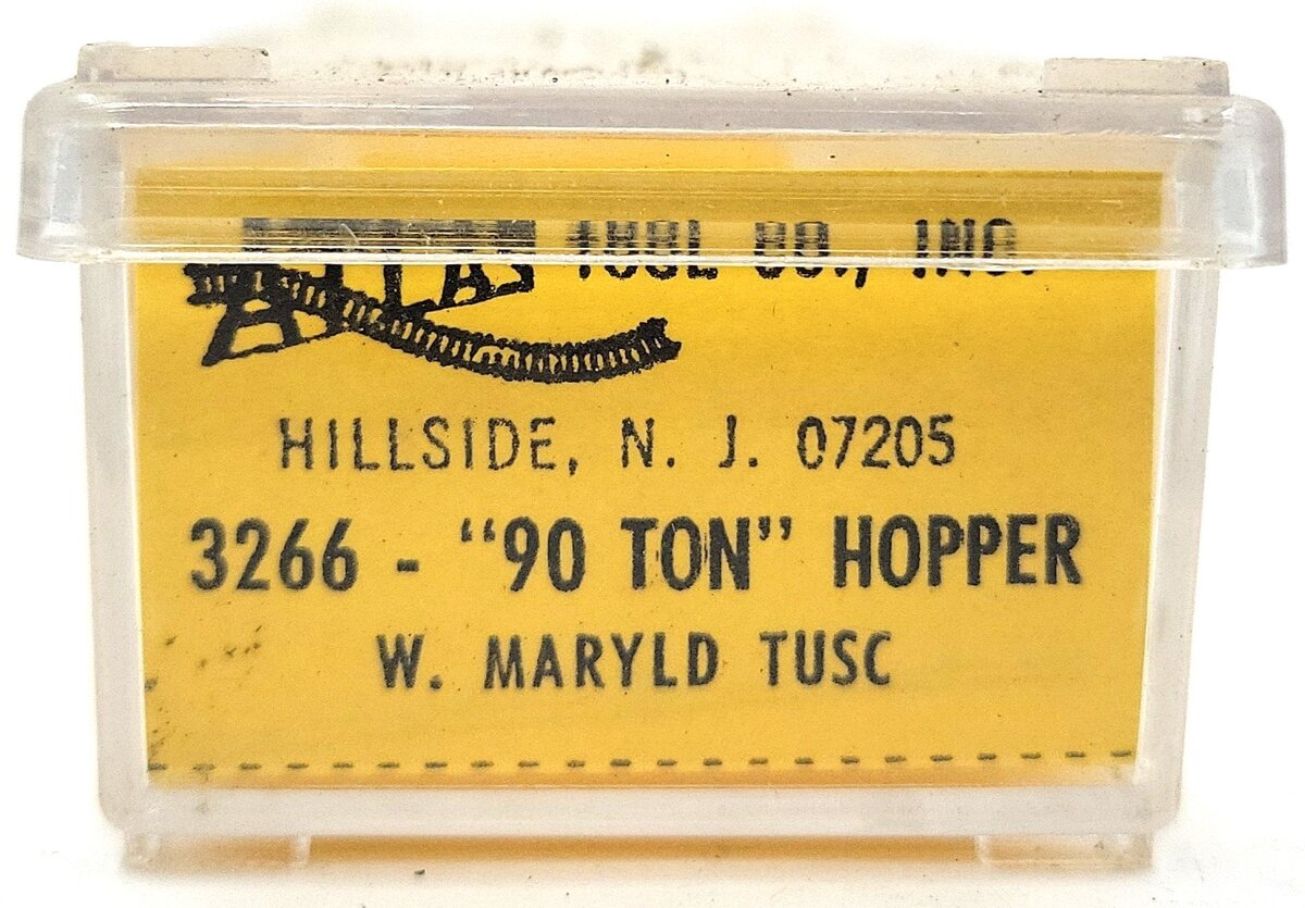 Atlas 3266 N Scale Western Maryland Hopper #85090 LN/Box