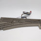 Lionel 6-12048 O72 Nickel Silver FasTrack Left Hand Remote Switch Turnout VG