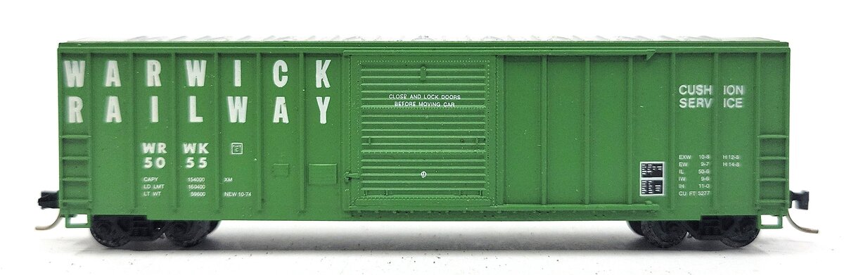 Roundhouse 8261 N Scale Warwick 50' FMC 5347 Boxcar #5055 EX/Box