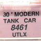 Roundhouse 8461 N Scale UTLX 30' Modern Tank Car #71000 EX/Box