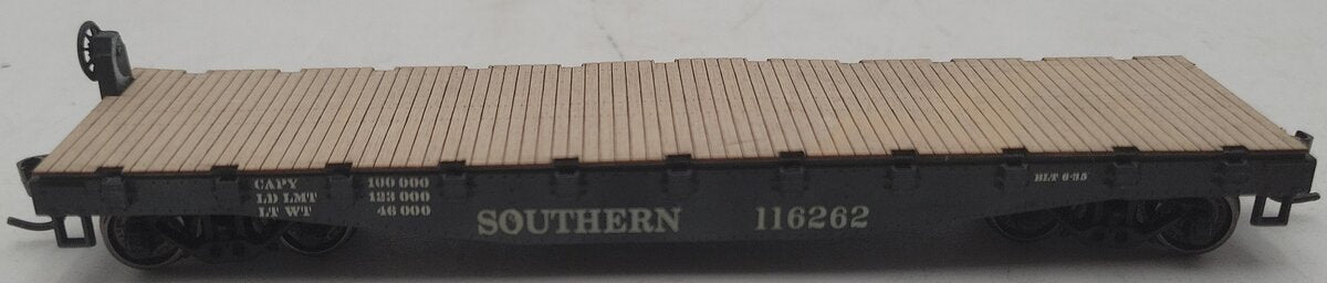 Athearn 1348 HO Scale 40' Southern Flat Car #116262 EX/Box