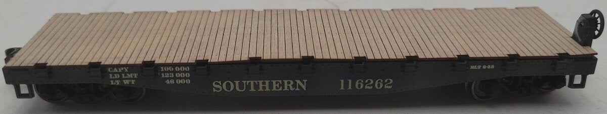 Athearn 1348 HO Scale 40' Southern Flat Car #116262 EX/Box