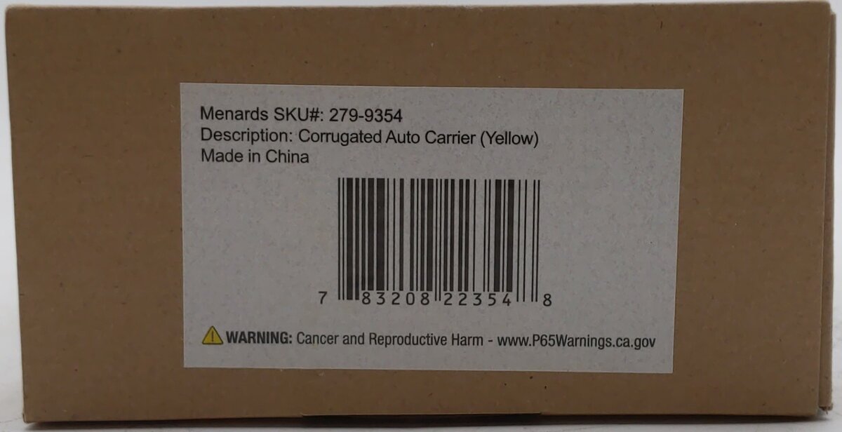 Menards 279-9354 O Gauge DTTX Corrugated Auto Carrier #2638 LN/Box