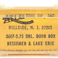 Atlas 3607 N Bessemer & Lake Erie Double Door Box #82530 LN/Box