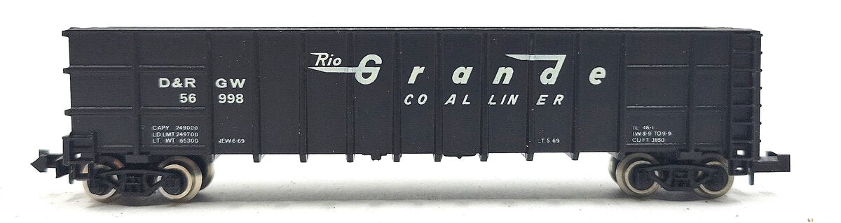 Roundhouse 8103 N Denver & Rio Grande Western Thrall Coal Gondola #56998 LN/Box