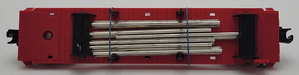 Lionel 6-16395 O Gauge Canadian Pacific Flat Car w/Rail Load EX/Box