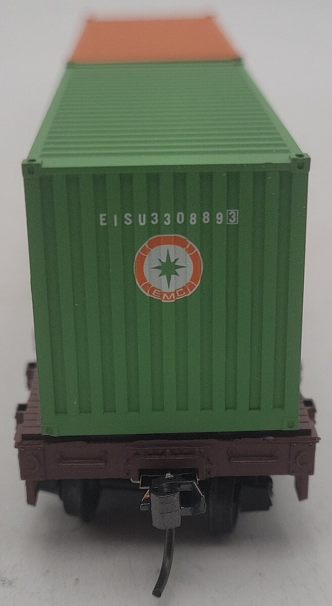 Athearn HO Scale Southern Pacific Flatcar w/ Container Load #54027 EX