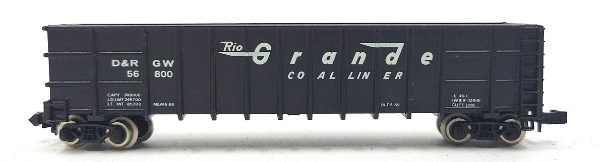 Roundhouse 8103 N Denver & Rio Grande Western Thrall Coal Gondola #56800 LN/Box