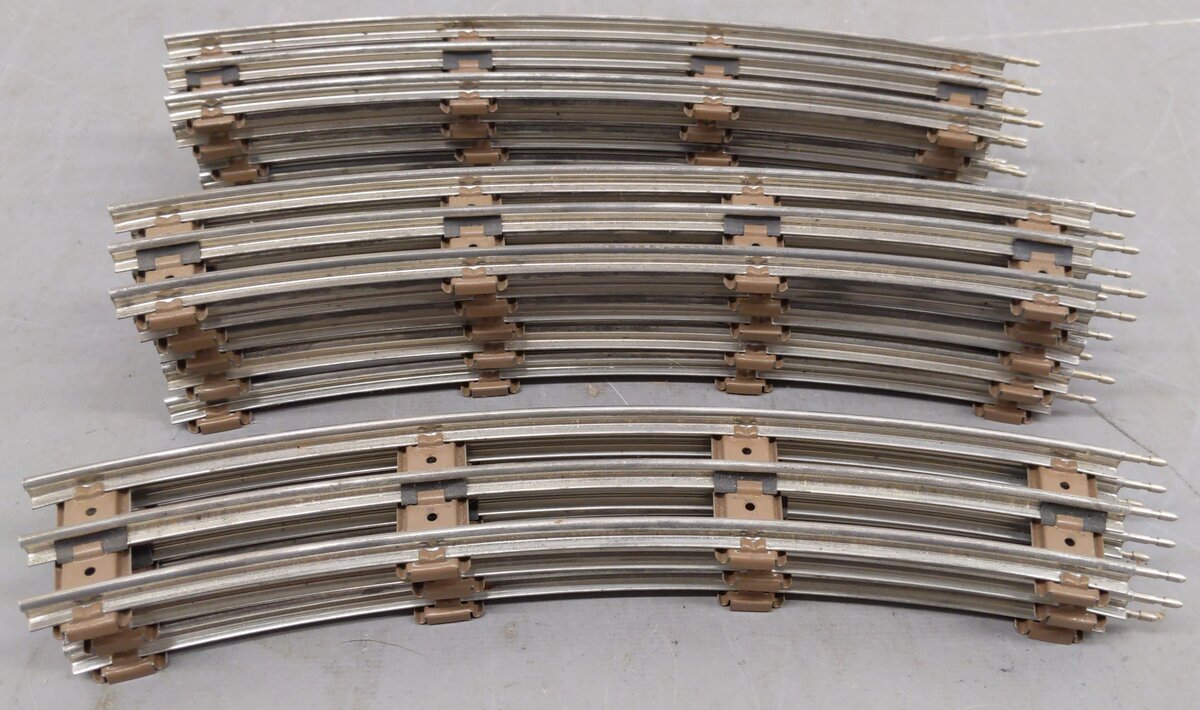K-Line K-201 O-27 Gauge 27" Tubular Curved Track Sections (13) EX
