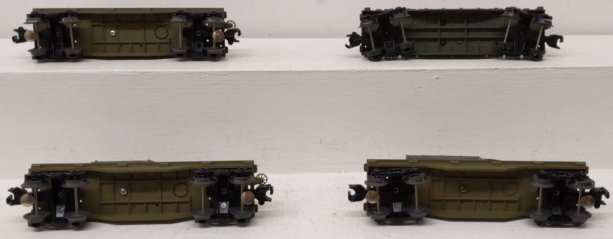 Lionel O Gauge Assorted Custom Flatcars With Military Loads; [4]