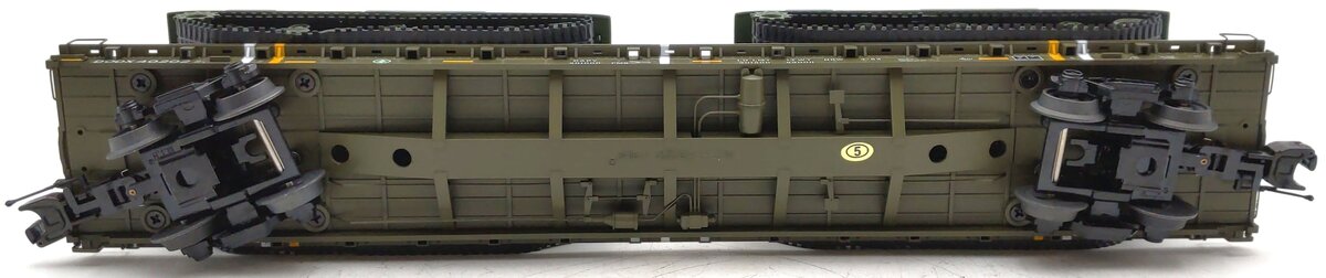 MTH 20-95469 O US Army 60' Flat Car w/2 M60 Tanks LN/Box