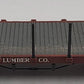 Bachmann 95627 Ely-Thomas Flatcar with Stakes & Wood Load