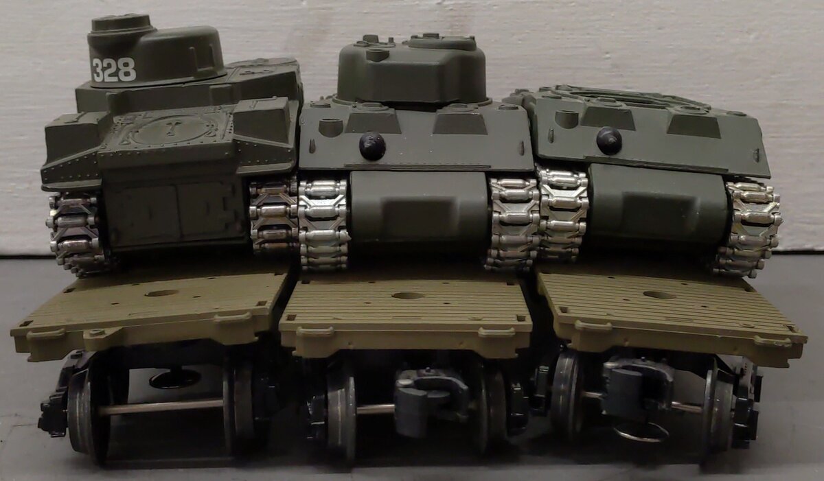 Lionel O Gauge Assorted Custom Flatcars With Military Loads [3]