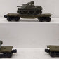 Lionel O Gauge Assorted Custom Flatcars With Military Loads [3]