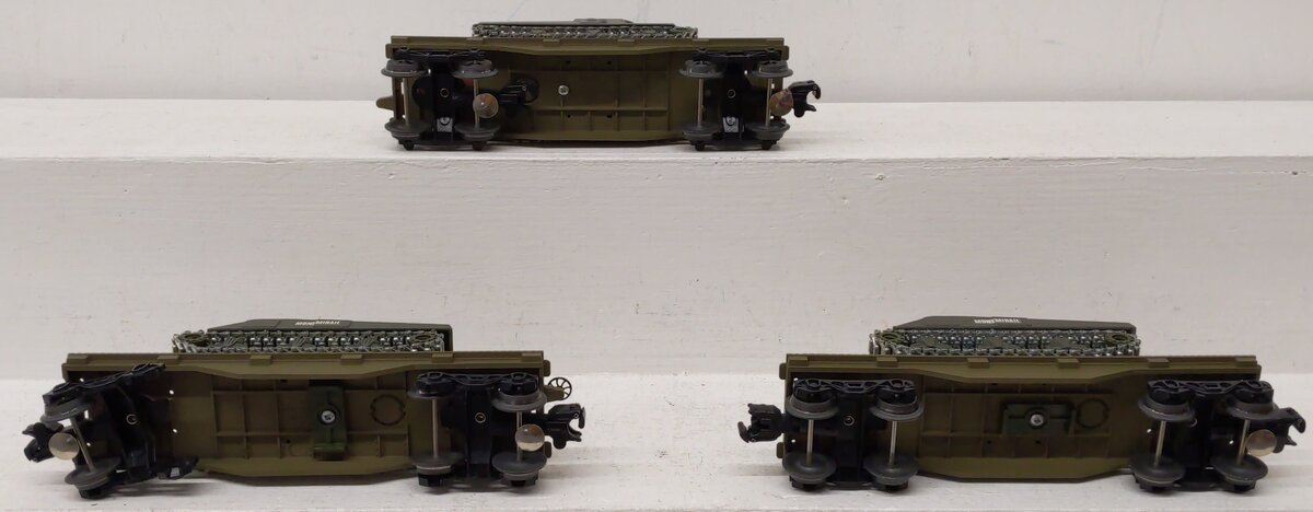 Lionel O Gauge Assorted Custom Flatcars With Military Loads [3]