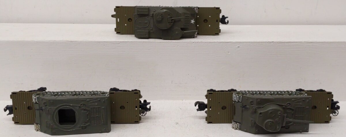 Lionel O Gauge Assorted Custom Flatcars With Military Loads [3]