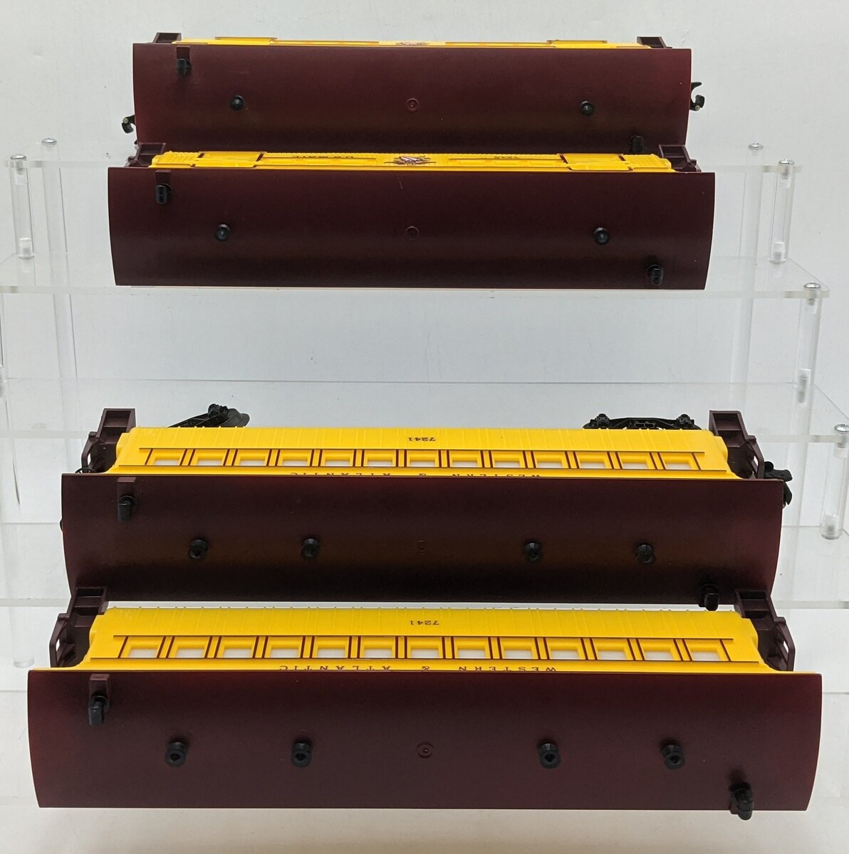 Lionel O Gauge Western & Atlantic Assorted Passenger Cars: 6-7241 & 6-7242 [4] VG