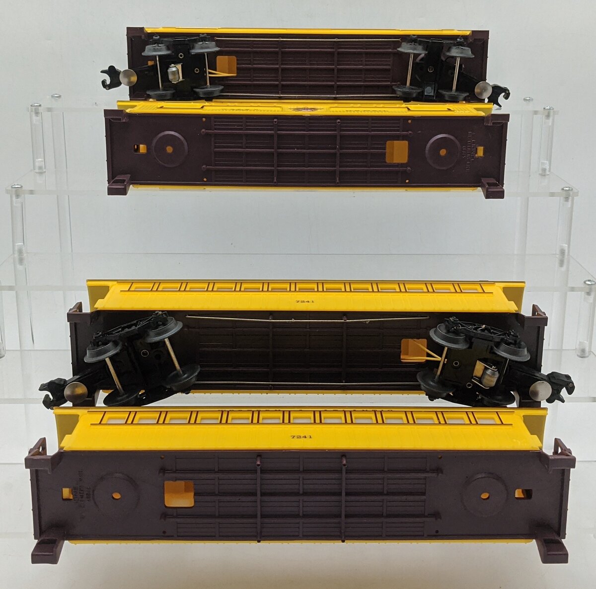 Lionel O Gauge Western & Atlantic Assorted Passenger Cars: 6-7241 & 6-7242 [4] VG